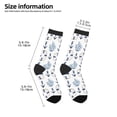 thumbnail image 2 of Fuzoiu Sea Vacations Print Kids Socks For Boys Girls,Grip Crew Socks with Non Slip,Lightweight Stretch Crew Socks,Toddlers Crew Boot Socks, 2 of 5