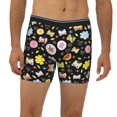 thumbnail image 4 of Rocae Flower Butterfly for Stretch Moisture-Wicking Underwear,Men's Underwear Boxer Briefs XX-Large, 4 of 9
