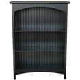 thumbnail image 3 of eHemco 3 Tier Storage Shelf Bookcase with 2 Arched Supports, 40 Inches Height, Black, 3 of 8