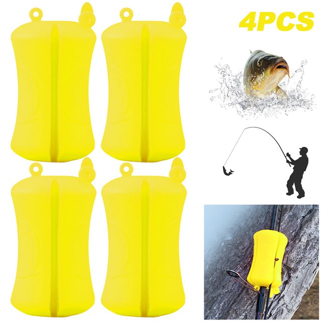 Soporte para Caña Pescar Protección Herramientas Pesca () Amarillo
