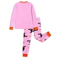 thumbnail image 4 of WOYY Girls Halloween Matching Pajamas Snug Fit Long Sleeve Top Pants Nightwear, Sizes 2-12, 4 of 4