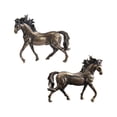 thumbnail image 5 of Escultura de caballo,Figuras de estatua de cobre adorno de animales de mesa,Caballo Figuras Decoración Colecciones Escultura Escritorio,Escritorio Gabinete Dormitorio Metal Artesanía, 5 of 5