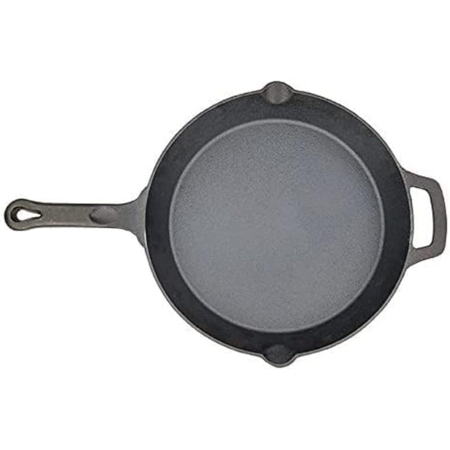 HElectQRIN Cast Iron Skillet, Black