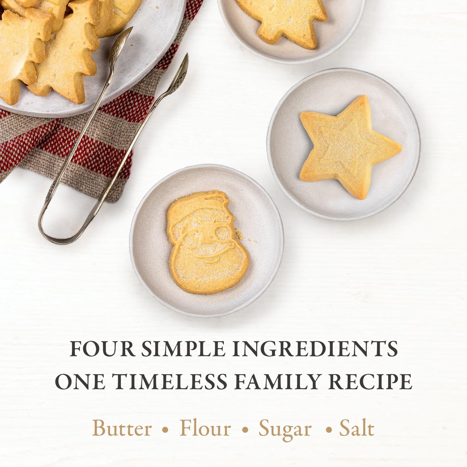 Walker's Pure Butter Shortbread Festive Shapes Reindeer Tin 250g