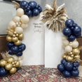 thumbnail image 4 of Kit de arco de globos azul marino, 129 unidades, diferentes tamaños, kit de guirnalda de globos azul oscuro para graduación, boda, decoración de fondo de fiesta, 4 of 4