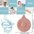 Shower Drain Hair Catcher, Durable Silicone Shower Drain Covers Hair