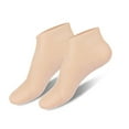 thumbnail image 2 of ManxiVoo Silicone Gel Hydrating Foot Socks Moisturizing Pedicure Socks Aloe Infused Therapy for Dry Cracked Heels and Rough Skin Repair Beige, 2 of 3