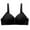 Black, variant on Darzheoy Wire-Free Bra for Women Solid Color Fashion Bowknot Comfortable Hollow Out Bra Underwear No Rims High Support Bras for Women 38/85C