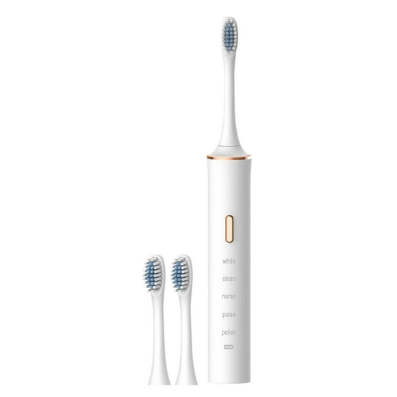 Liquidation! Brosse à Dents Adulte Ensemble de Brosse à Dents USB Rechargeable avec Deux Têtes de Brosse Articles en Liquidation Aubaines du Jour #50