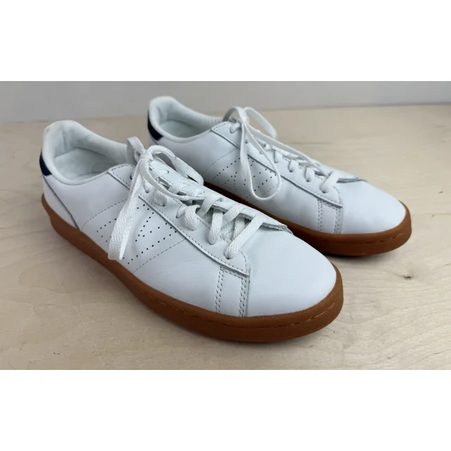 New Balance 791 Men’s 7 D White Red Leather Sneakers J Crew Retro Lace-up Shoes