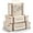 Beige, variant on 6 Pcs Large Vintage Travel Suitcase Box Travel Party Decorations Paperboard Suitcases Gift Box Decorative Set of 3 Small Stackable Storage Chests Decor for Themed Party Favors(Journey,Beige)