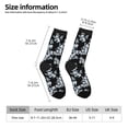thumbnail image 2 of Balery Flower Calcetas Largas con Estampado para Hombre y Mujer – Suaves y Transpirables, Talla Única (US 5-11), 2 of 6