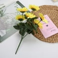 thumbnail image 5 of Baywell Artificial Sunflower Bouquet, 10 Bunches Silk Sunflowers Fake Yellow Flowers for Home Decoration Wedding Decor, Each Faux Sunflower with 7 Sunflowers Heads, 11.8'', 5 of 6