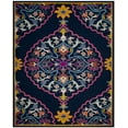thumbnail image 2 of SAFAVIEH Bellagio Rio Floral Wool Area Rug, Navy Blue/Multi, 8'9" x 12', 2 of 8