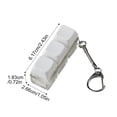 thumbnail image 2 of Relaxation Toys, 3 Switch, Transparent Yellow, Keyboard Clicker Squeeze, Sensory Stimulation, Pocket Carry, Metal Clasp, 1.8X0.6 In, 1 Pc, 2 of 6