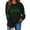 Black, variant on ☘ HCURIBAD Saint Patricks Day Outfit Women, St Day Print Sweatshirts Women Long Sleeve Crewneck Funny St. Outfit Oversized Irish Tops, Saint Patricks Day Shirt Black L