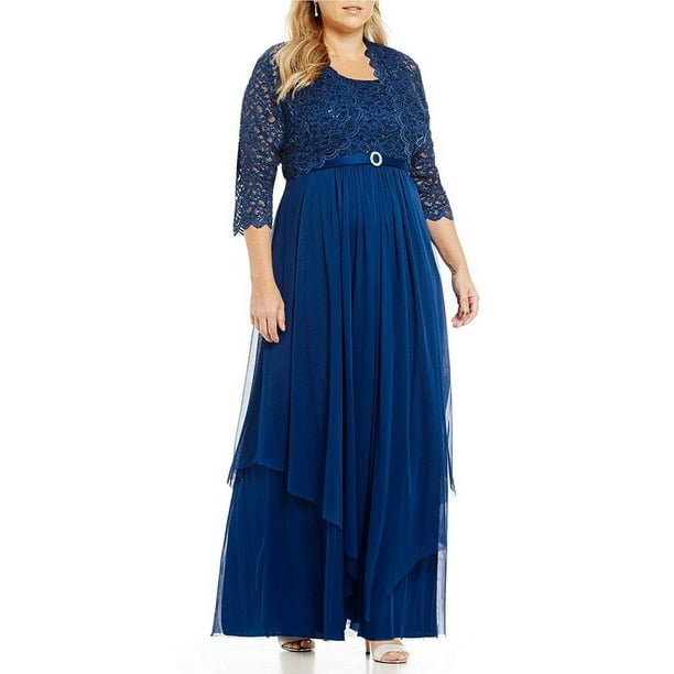r&m richards plus size gowns