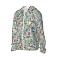 thumbnail image 2 of Fotbe Rose Flowers Men's Women's UPF 50+ Sun Protection Jacket Hooded Cooling Shirt with Pockets Hiking Outdoor Performance-Medium, 2 of 9