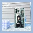 thumbnail image 4 of Fashion Phone Case For iPhone 14 13 11 12 Pro Max Mini X R XS 6 6s 7 8 Plus SE2 SE3 Shockproof Anime Demon Slayer Tokitou Muichirou Clear, 4 of 4