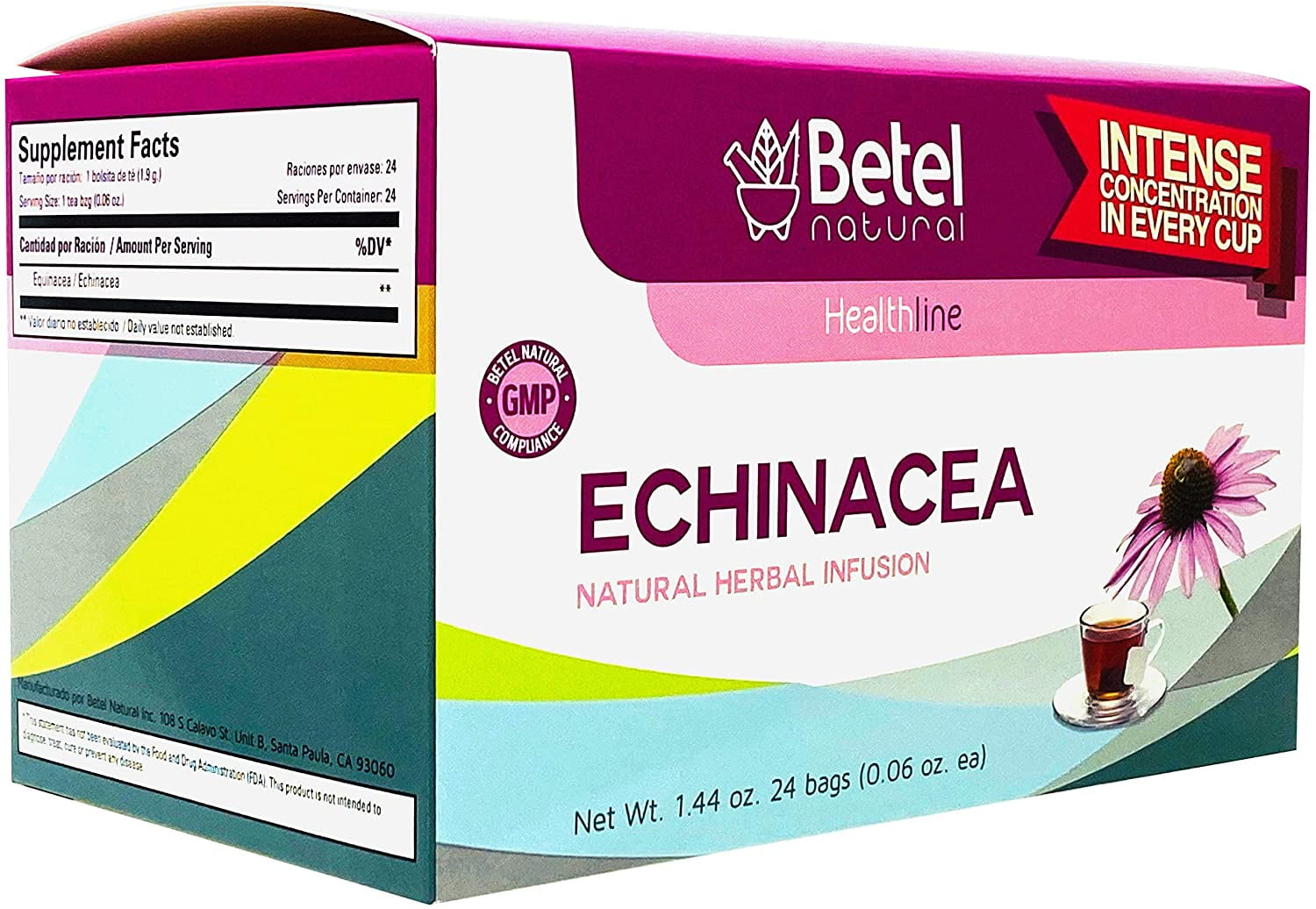 Echinacea (Equinacea) Tea by Betel Natural Fight The Winter Blues