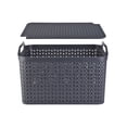 thumbnail image 4 of Cesta Apilable grande Azul AGBOX | Multiusos, Organiza tu Hogar | Resistente y Duradera, 4 of 5