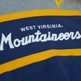 thumbnail image 4 of Men's Mitchell & Ness Navy West Virginia Mountaineers Head Coach Pullover Hoodie, 4 of 5