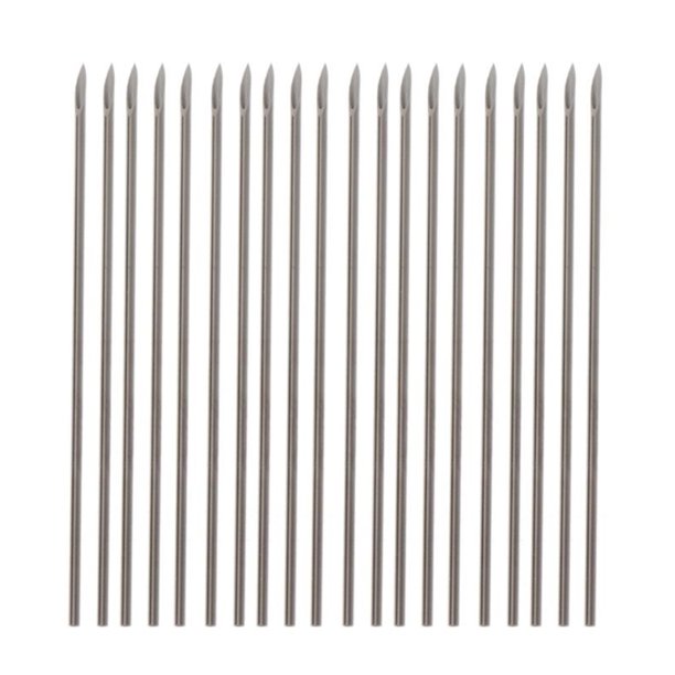 We T 20x Juego 12 13 14 15 16 17 18 19 20G Body Piercing Needle Disposable Sterile Stainless Steel Para Nose