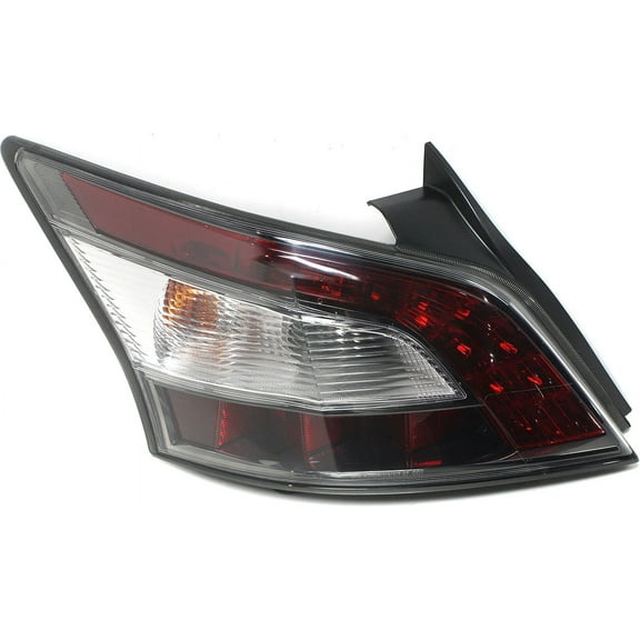 Tail Light Compatible With 2012-2014 Nissan Maxima Left Driver With bulb(s)