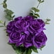 thumbnail image 2 of Arreglo de ramo de rosas Yuarrent flores artificiales para regalo de fiesta boda decoración rojo, 2 of 6
