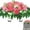 Watermelon Red, variant on Artificial 1 PC Daffodil Realistic Floral Natural Design for Spring Home Easter Decor
