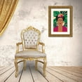 thumbnail image 3 of Thorns, Becky 23x32 Gold Ornate Wood Framed with Double Matting Museum Art Print Titled - Frida Kahlo I Palms, 3 of 4