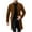 Brown, variant on Turilly Trench Coats for Men Casual Button Solid Long Sleeve Pockets Turn Down Collar Outwear Coat Sizes M-XXXL