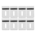 thumbnail image 1 of 8 Pcs Clips en Verre Support Mural pour Miroir Clips de Montage Mural pour Miroir Clips de Fixation pour Miroir de Commode, 1 of 9