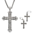 thumbnail image 1 of Ornate Cross with Earrings Set, 1 of 1