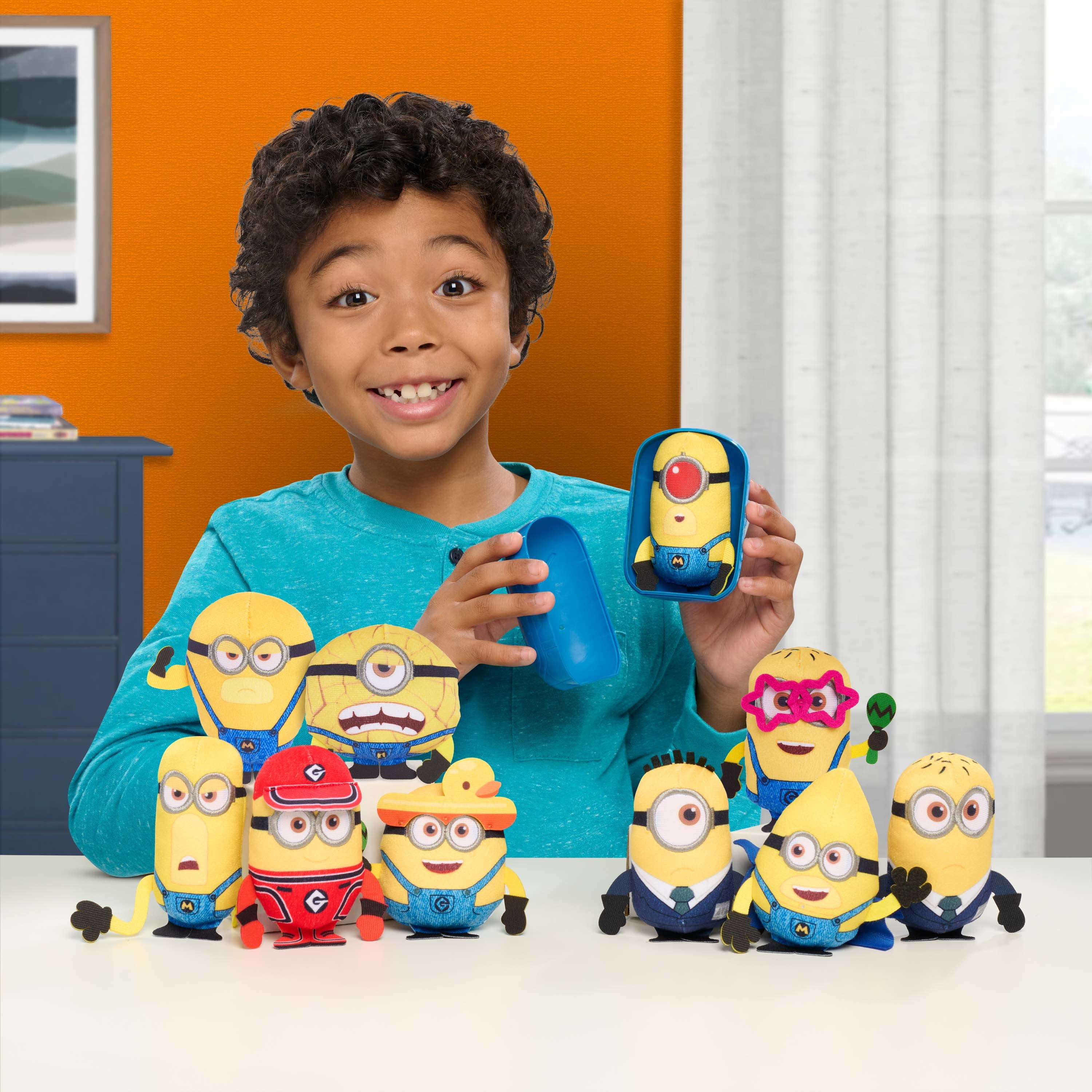 Illumination Minions Despicable Me 4 Mini Stylized Capsule Plush, Kids Toys for Ages 3 up
