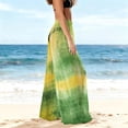 thumbnail image 5 of Gamivast Swimsuit Cover Ups for Women Mesh Beach Pants High Waisted Wide Leg Sheer See Through Bathing Suit Bottoms Summer Vacation Pool Party Outfits, 5 of 8
