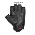 thumbnail image 4 of Guantes de moto Superbike G11 de piel sin dedos, color negro XL, 4 of 6