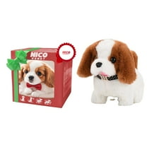 Electronic Realistic Robot Dog Interactive Plush Puppy Toy Acts Like A Real Puppy Animal Dog Battery Operated Toy