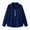 Blue, variant on Womens Polo Collar Shirts with Pockets Casual Loose Fit Fall Pullover Long Sleeve Half Zipper Tops Black S