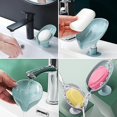 thumbnail image 4 of 2 Pack Suction Cup Soap Dish, Shower Soap Dish, Kitchen Sink Sponge Holder, Soap Dish With Drain, Kitchen Soap Dish Easy To Clean, Quick Drying, No Dr, 4 of 5