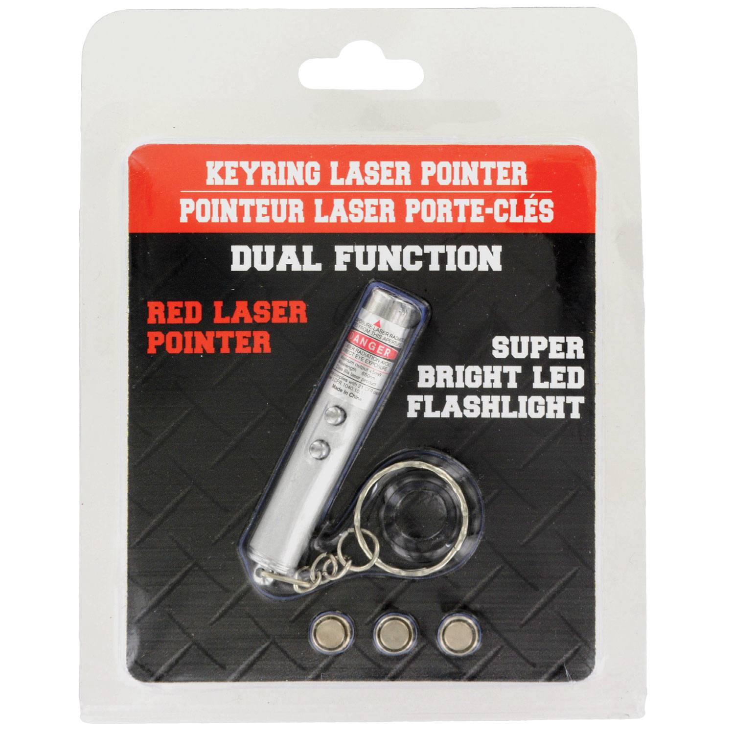 2in1 Laser Pointer Key Chains