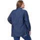 thumbnail image 4 of Camisas de talgrande pamujer Camide mezclilcon botones de cambray Azul Oscuro 1X, 4 of 5