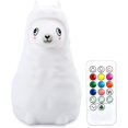 thumbnail image 1 of Lámpara nocturna para niños (lámpara de silicona) luz nocturna de pingüino recargable usb, 9 colores reemplazables, con sensor táctil y control remoto, adecuada para bebés / niños / camas para ad, 1 of 5
