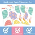 thumbnail image 6 of 1 Packs Easter Paper Towels Heavy Duty Disposable 20Pcs Spring Holiday Party Supplies Bunny Eggs Design Happy Easter Decorations for Dinner Picnic BBQ, 6 of 6