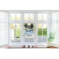 thumbnail image 4 of Eveokoki Happy Passover - Hanging Porch Pesach Jewish Holiday Party Outdoor Decorations - Front Door Decor - 11x11Inches, 4 of 5