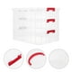 thumbnail image 4 of Caja de almacenamiento de plástico transparente de 3 niveles con asa y apilable, 4 of 6