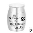 thumbnail image 4 of Mini Pet Memorial Small Urns For Dog and Ashes, Stainless Steel Tiny Urn Ashes, or Cats Print Paw U For Dog Keepsake Pet, 4 of 8