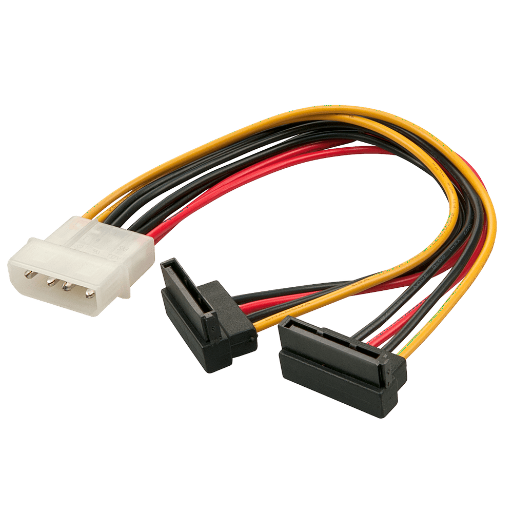 2 x SATA Power Adapter Cable, 0.15m - Walmart.com - Walmart.com