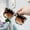 Rice bean curd, variant on Retro Rivet Sunglasses: UV400 Protection, PC Frame & Lens, Universal Style, Big Frame Design for All-Match Outfits, 99% Visible Light Transmission