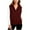 Wine, variant on Womens Cotton Sweatshirt Vest with Pockets Zip Up Sleeveless Hoodies Drawstring Hooded Fall Sport Outerwear (XL, Black)